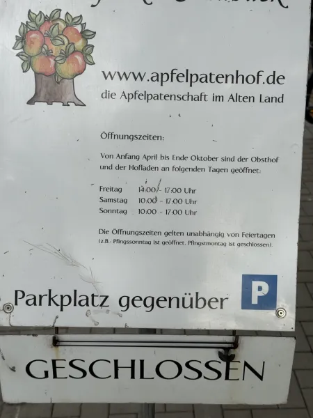 Apfelbaumpatenschaft auf dem Obsthof Axel Schuback