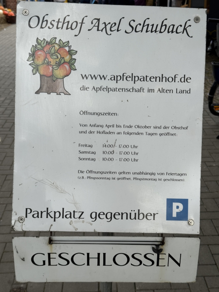 Apfelbaumpatenschaft auf dem Obsthof Axel Schuback