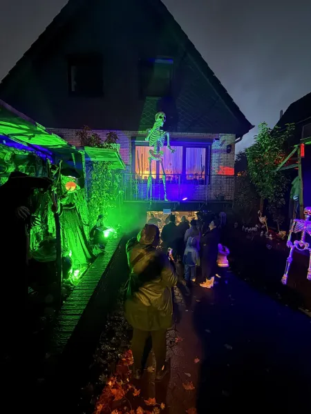 Das Halloween Haus Hamburg in Lokstedt