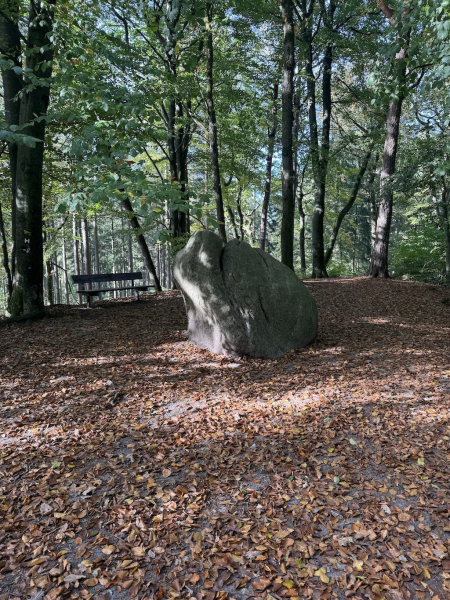 Der Karlstein im Regionalpark Rosengarten
