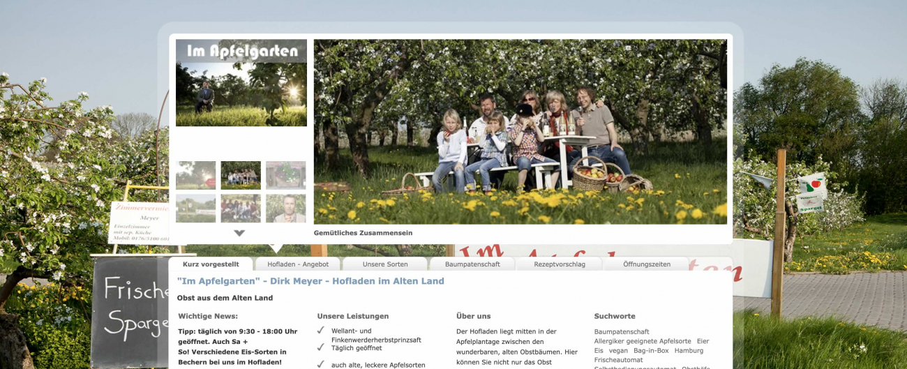 "Im Apfelgarten" - Dirk Meyer - Hofladen im Alten Land