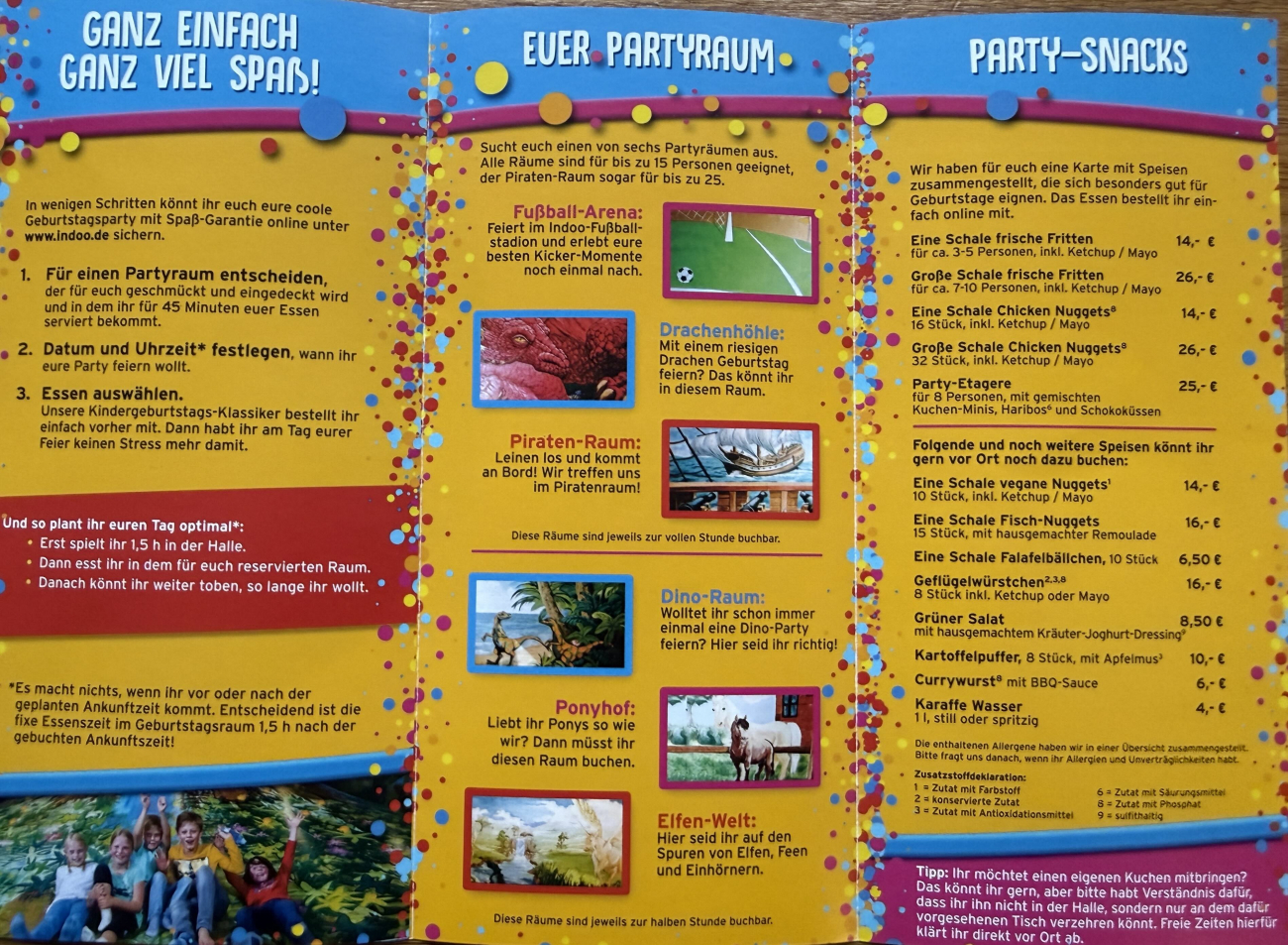 Geburtstag feiern im Indoo Fun & Action Park Hamburg