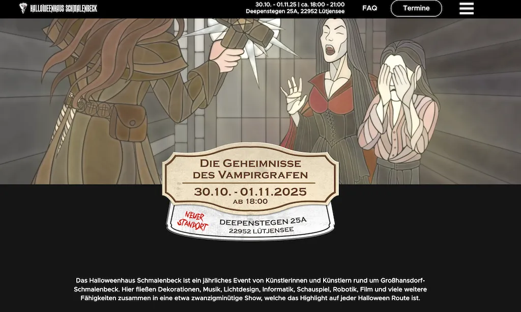 Halloweenhaus Schmalenbeck