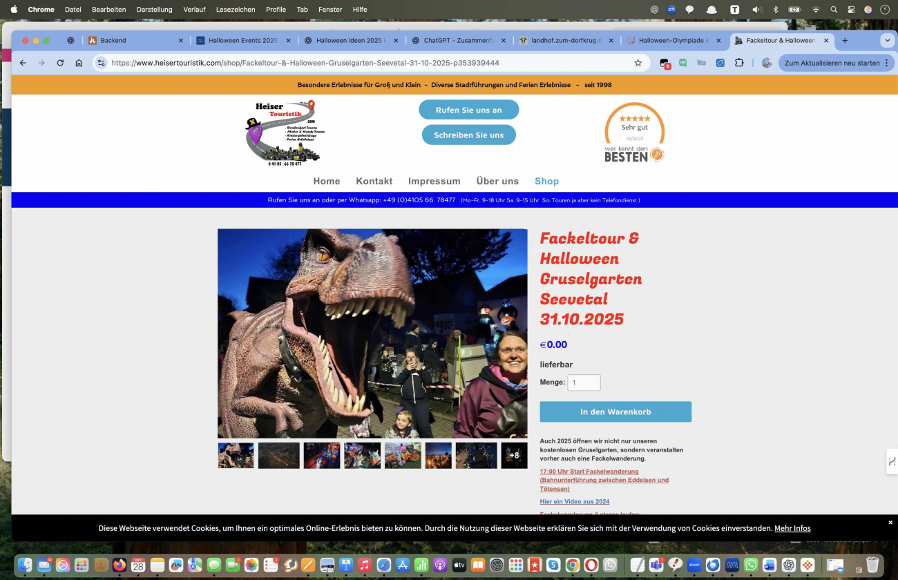 Fackeltour & Halloween Gruselgarten Seevetal 31.10.2025