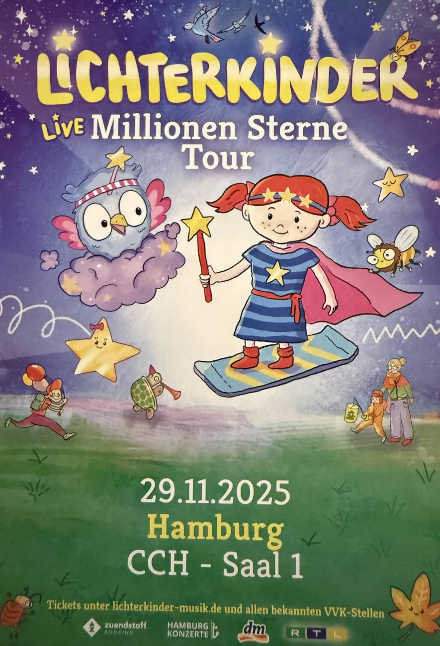 Lichterkinder live – Millionen Sterne Tour 2025 in Hamburg