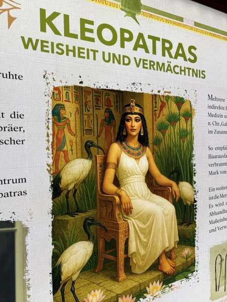 Zeitreise ins Alte Ägypten: Kleopatra-Show mit Hologrammen