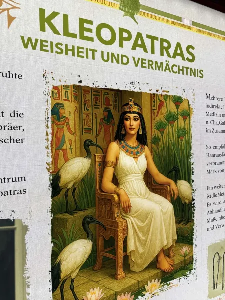 Zeitreise ins Alte Ägypten: Kleopatra-Show mit Hologrammen