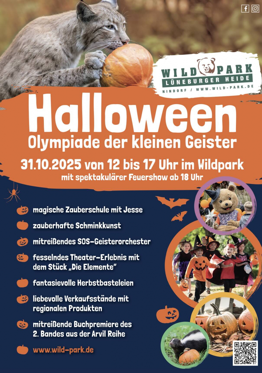 Magische Halloween-Stimmung im Wildpark Lüneburger Heide