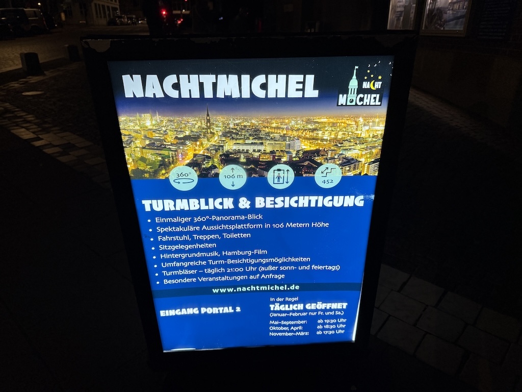 Nachtmichel Hamburg – Der Traumblick über die Lichter der Hansestadt