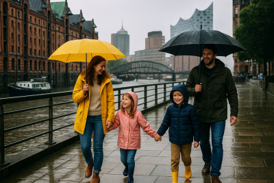 Warum Hamburg auch bei Regen ein Familienparadies ist