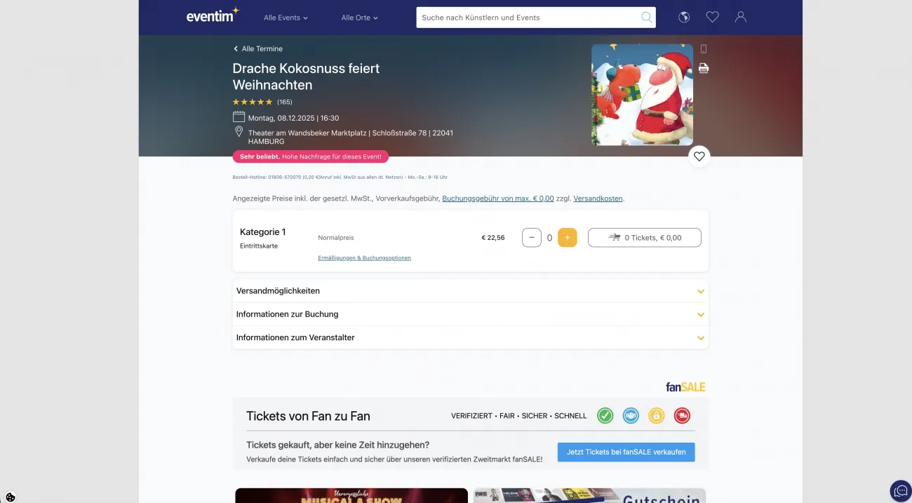 Der kleine Drache Kokosnuss feiert Weihnachten